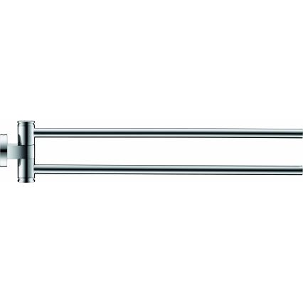 Duravit 99221000 - Настінний вішак для рушників D-CODE, 44,7 см, глянцевий хром