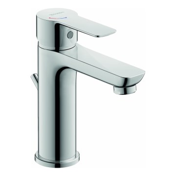 Duravit DC1023001010 - Змішувач для умивальника D-CODE з донним клапаном, блискучий хром