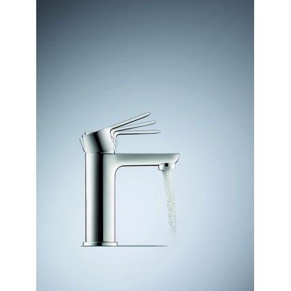 Duravit DC1023002010 - Змішувач для умивальника D-CODE, блискучий хром