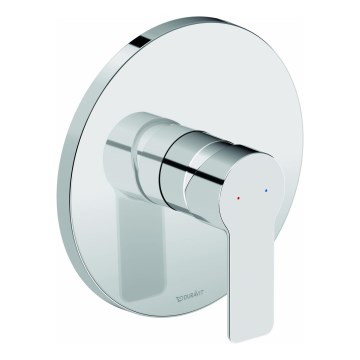 Duravit DC4210010010 - Душовий змішувач для прихованого монтажу D-CODE, блискучий хром