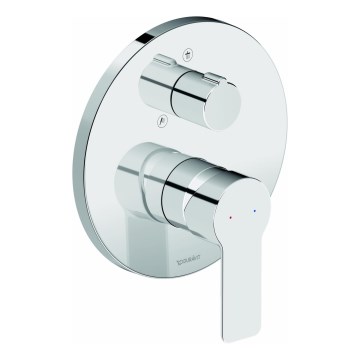 Duravit DC4210012010 - Душовий змішувач D-CODE для прихованого монтажу, полірований хром
