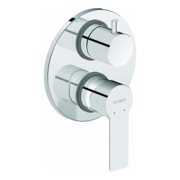 Duravit DC5210008010 - Душовий змішувач для прихованого монтажу D-CODE, блискучий хром