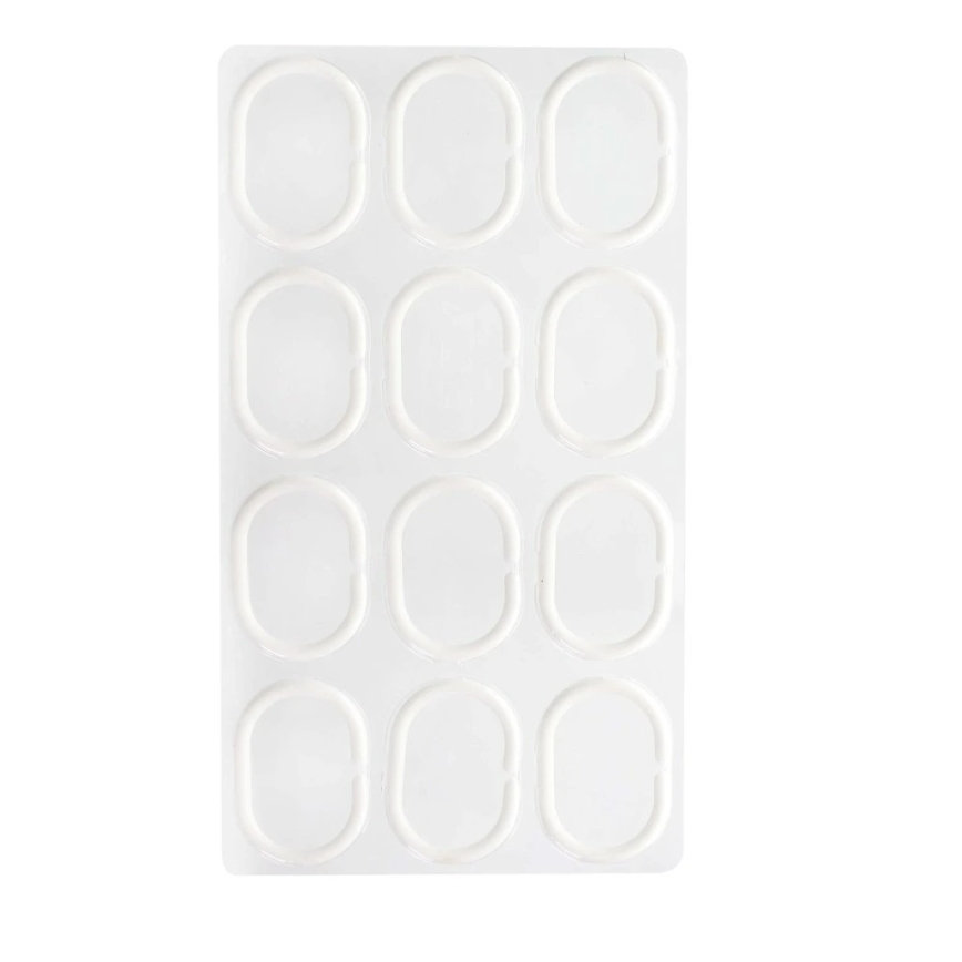 Душова штора TORO EASY 178x199 см білий/жовтий