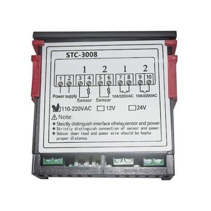 Двойной цифровой термостат 3W/230V