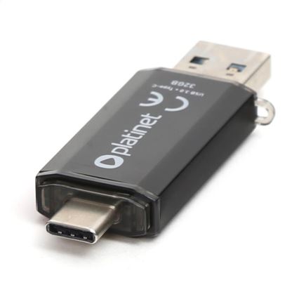 Двойной флэш-накопитель USB 3.0 + USB-C 32GB