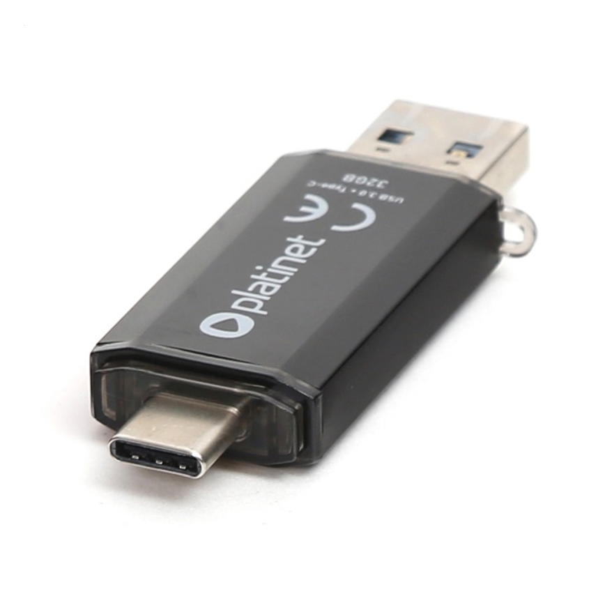 Двойной флэш-накопитель USB 3.0 + USB-C 32GB