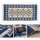 Двосторонній орієнтальний килим KILIM 80x150 см синій/бежевий