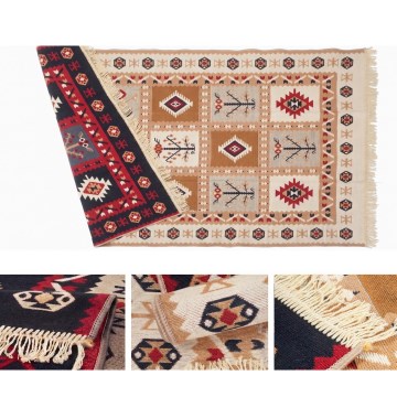 Двусторонний восточный ковёр KILIM GOLD 60x120 см разноцветный