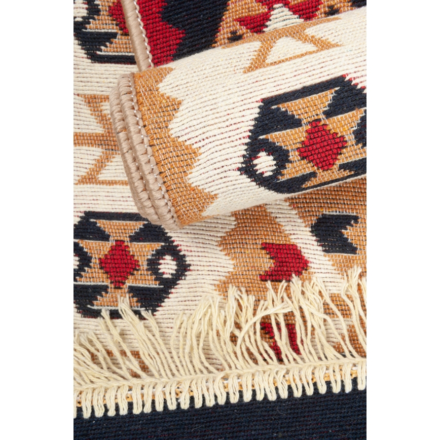 Двусторонний восточный ковёр KILIM GOLD 60x120 см разноцветный