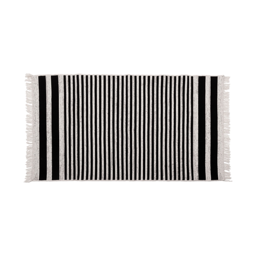 Двусторонний ковёр KILIM GOLD 60x120 cm чёрный/белый