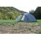 Двускатная четырехместная палатка PU 3000 мм серый