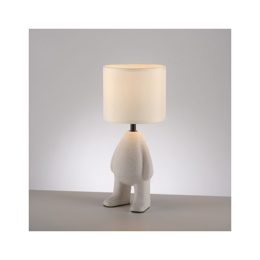 ДЖАСТ ЛАЙТ. 14191-39 - Настільна лампа ТЕД 1хЕ27/25Вт/230В бежева