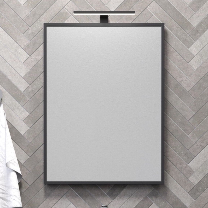 Дзеркало для ванної кімнати BORGSTED 60x80 cm чорне