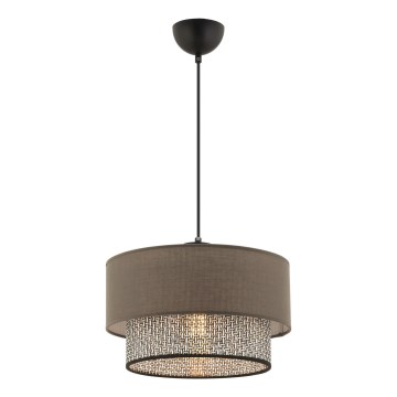 ECHO підвісна лампа 1xE27/60W/230V коричнева/сірий