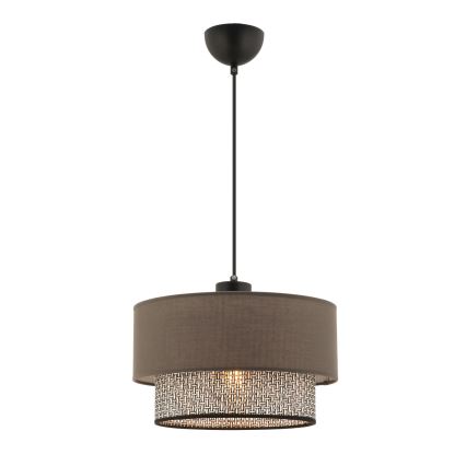 ECHO підвісна лампа 1xE27/60W/230V коричнева/сірий