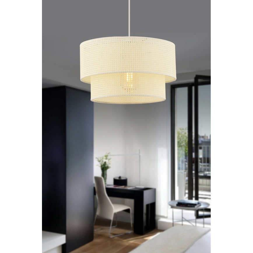 Ехо підвісна лампа 1xE27/60W/230V кремова