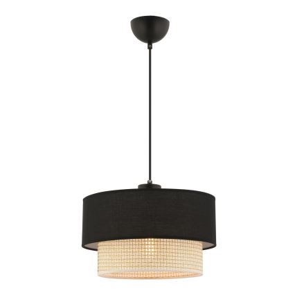 ECHO-підвісна світло 1xE27/60W/230V чорний/кремовий