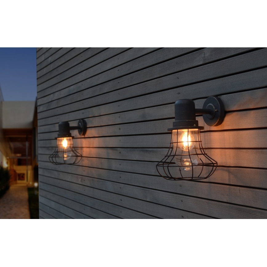 Eco-Light - Вуличний настінний світильник BIRD 1xE27/60W/230V IP44