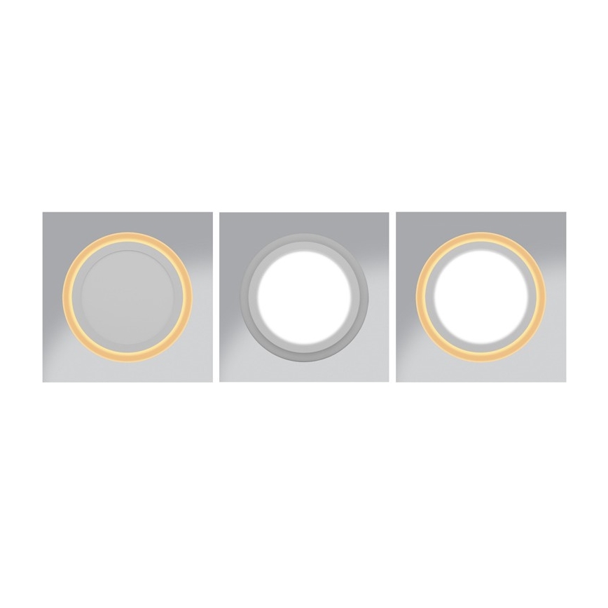 Светодиодный подвесной потолочный светильник DUO LED/12W/230V + LED/4W