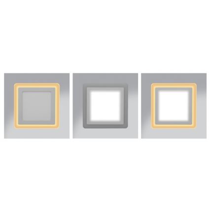 Ecolite DUO-S12W - Светодиодный подвесной потолочный светильник DUO LED/12W/230V + LED/4W