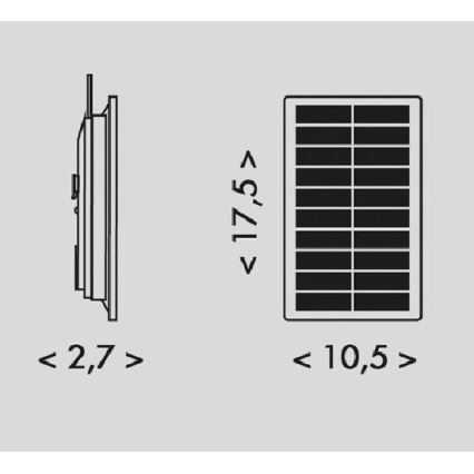 LED На сонячній батареї стрічка 3,7V 2400 mAh 5 м IP65