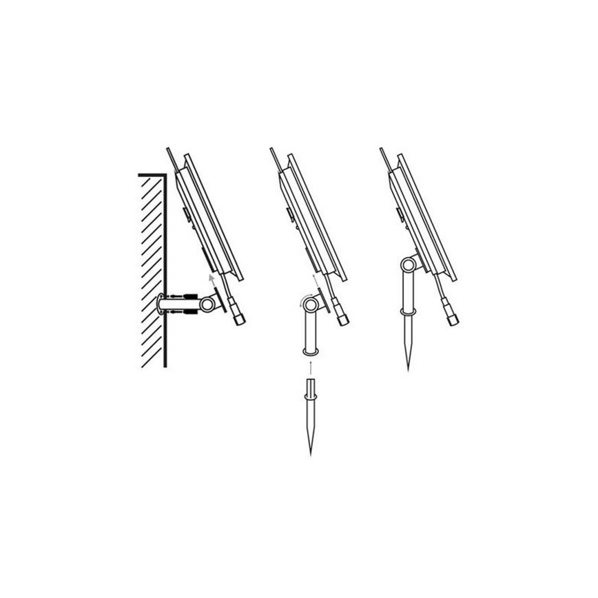 Светодиодная лента на солнечной батарее 3,7V 2400 mAh 5 м IP65