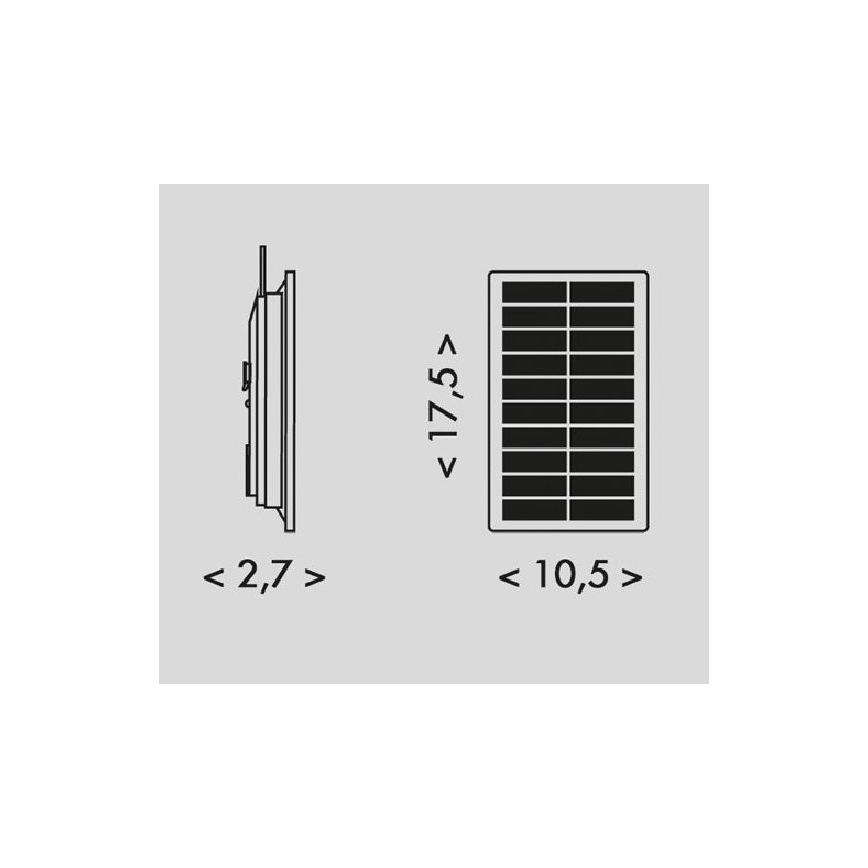 Светодиодная лента на солнечной батарее 3,7V 2400 mAh 5 м IP65