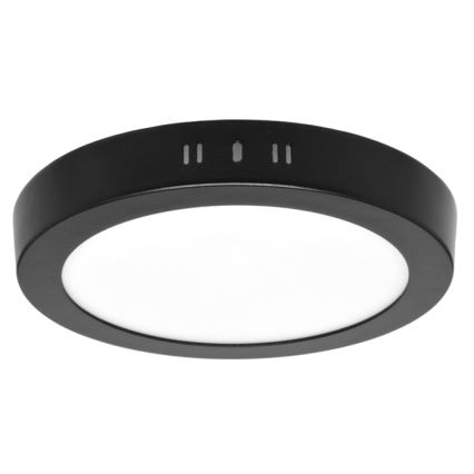 Светодиодный потолочный светильник LADA LED/12W/230V 3000/4000/6000K диаметр 17 см черный