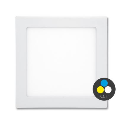 Вбудований стельовий LED світильник для ванної RAFA LED/12W/230V 3000/4000/6000K 17x17 cm IP44 білий