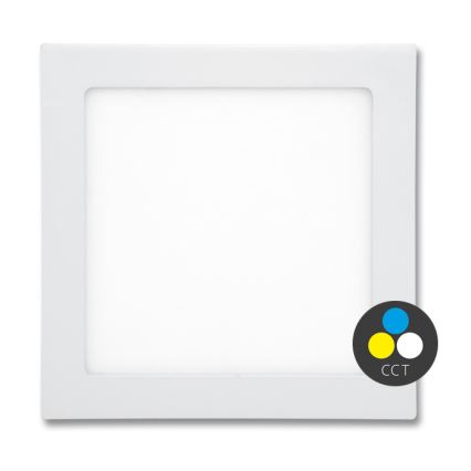 Вбудований стельовий LED світильник для ванної RAFA LED/18W/230V 3000/4000/6000K 22x22 cm IP44 білий