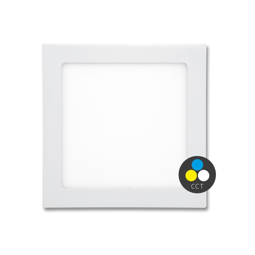 Вбудований стельовий LED світильник для ванної RAFA LED/18W/230V 3000/4000/6000K 22x22 cm IP44 білий