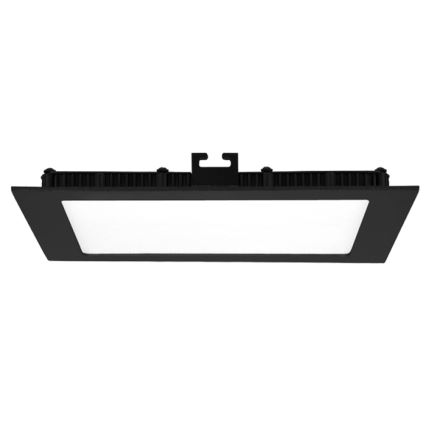 Вбудований стельовий LED світильник для ванної RAFA LED/25W/230V 3000/4000/6000K 30x30 cm IP44 чорний