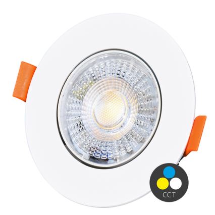 Светодиодный встроенный светильник с регулированием яркости ZITA LED/3/5/7W/230V 3000/4000/6000K диаметр 9 см белый