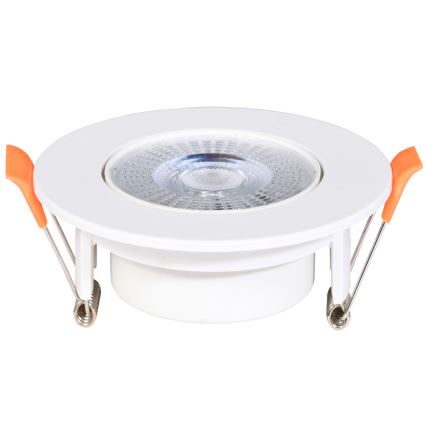 Стельовий вбудований LED світильник з регулюванням яскравості ZITA LED/3/5/7W/230V 3000/4000/6000K діаметр 9 см білий