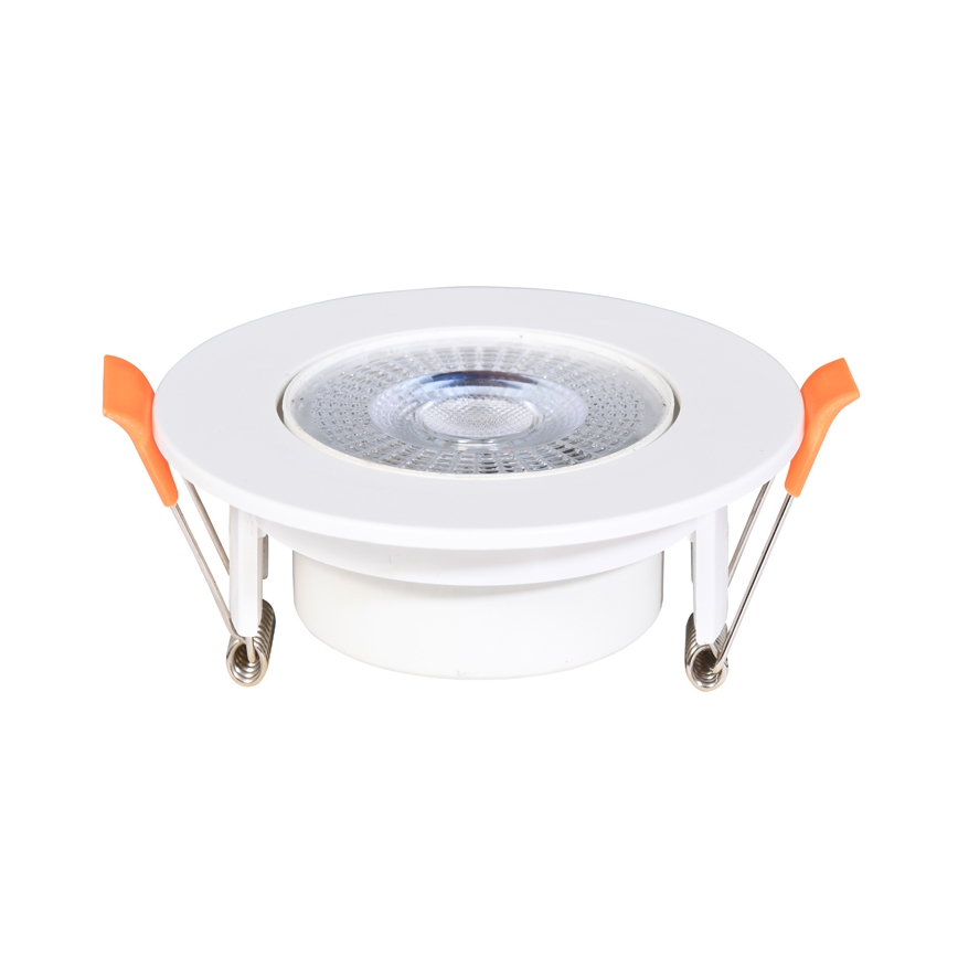 Стельовий вбудований LED світильник з регулюванням яскравості ZITA LED/3/5/7W/230V 3000/4000/6000K діаметр 9 см білий