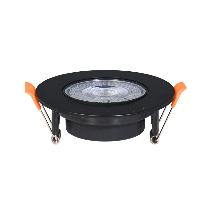 Светодиодный встроенный светильник с регулированием яркости ZITA LED/3/5/7W/230V 3000/4000/6000K диаметр 9 см черный