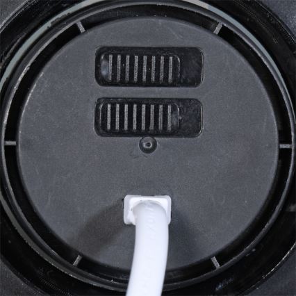 Стельовий вбудований LED світильник з регулюванням яскравості ZITA LED/3/5/7W/230V 3000/4000/6000K діаметр 9 см чорний