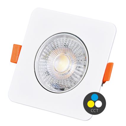 Светодиодный встроенный светильник с регулированием яркости KENT LED/3/5/7W/230V 3000/4000/6000K 9x9 см белый
