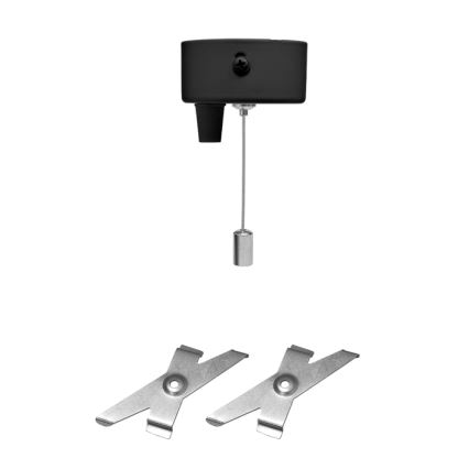 Светодиодный потолочный светильник DONAR LED/28W/230V 4000K 120 см черный