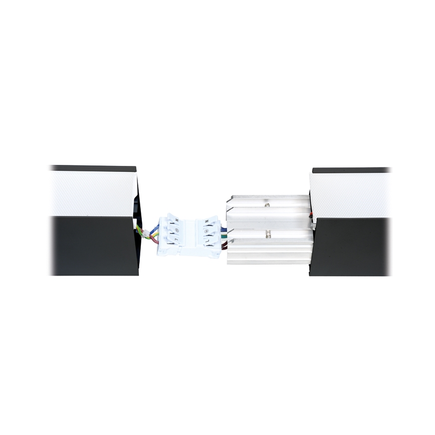 Светодиодный потолочный светильник DONAR LED/28W/230V 4000K 120 см черный