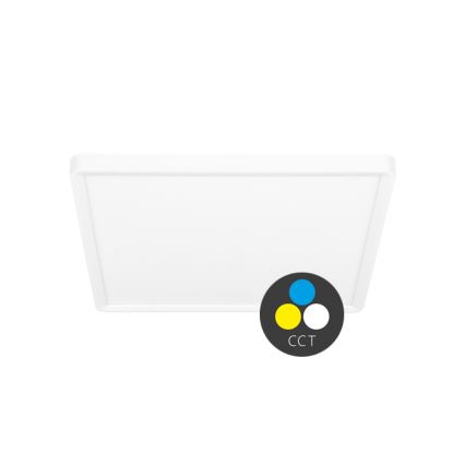 Стельовий LED світильник TERY LED/24W/230V 3000/4000/6000K 30x30 см IP40 білий
