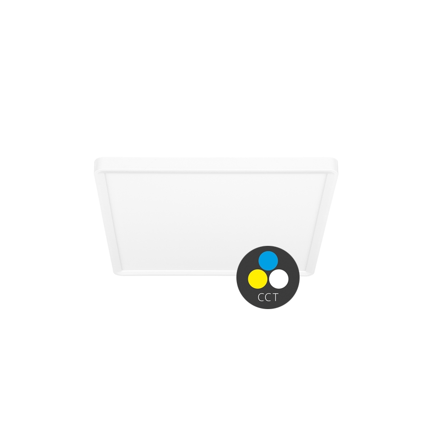 Светодиодный потолочный светильник TERY LED/24W/230V 3000/4000/6000K 30x30 см IP40 белый