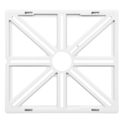 Светодиодный потолочный светильник TERY LED/24W/230V 3000/4000/6000K 30x30 см IP40 черный