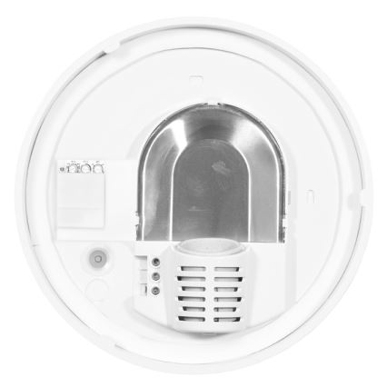 Уличный потолочный светильник с датчиком HECTOR 1xE27/60W/230V диаметр 25 см IP44 опал белый