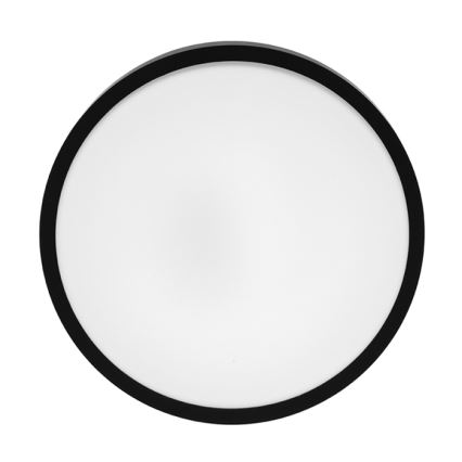 Світлодіодний стельовий світильник для ванної кімнати LIRA LED/12W/230V 4000K діаметр 25 см IP44 чорний