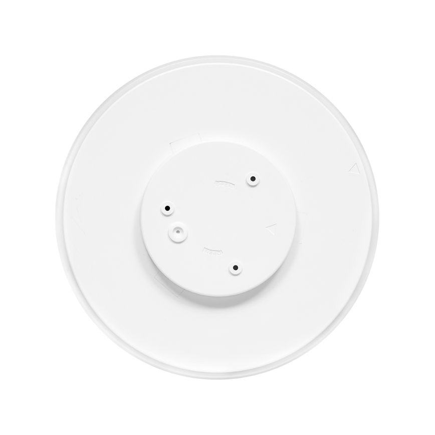 Світлодіодний стельовий світильник для ванної кімнати LIRA LED/12W/230V 4000K діаметр 25 см IP44 чорний
