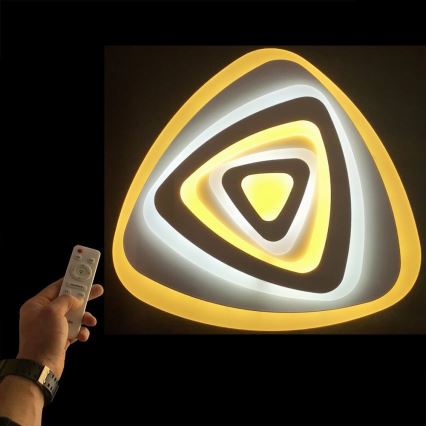 Светодиодный потолочный светильник с регулированием яркости VELA LED/60W/230V 2700-6500K + дистанционное управление