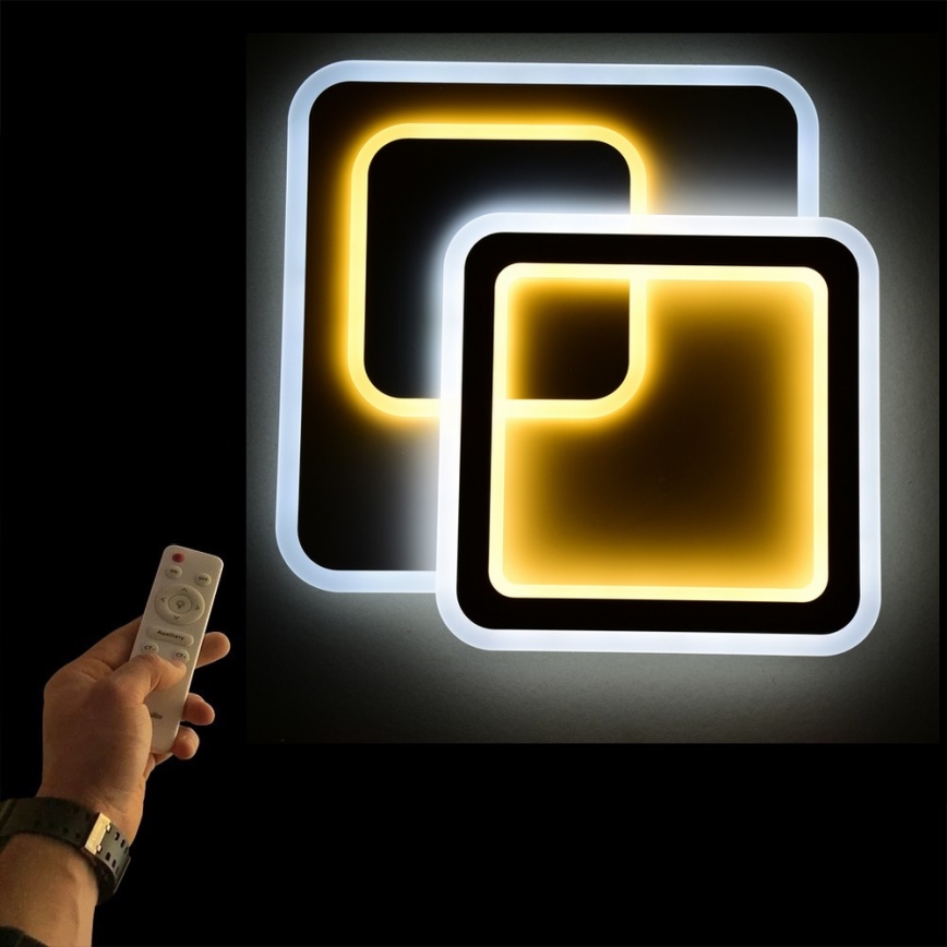 Светодиодный потолочный светильник с регулированием яркости REST LED/80W/230V 2700-6500K + дистанционное управление