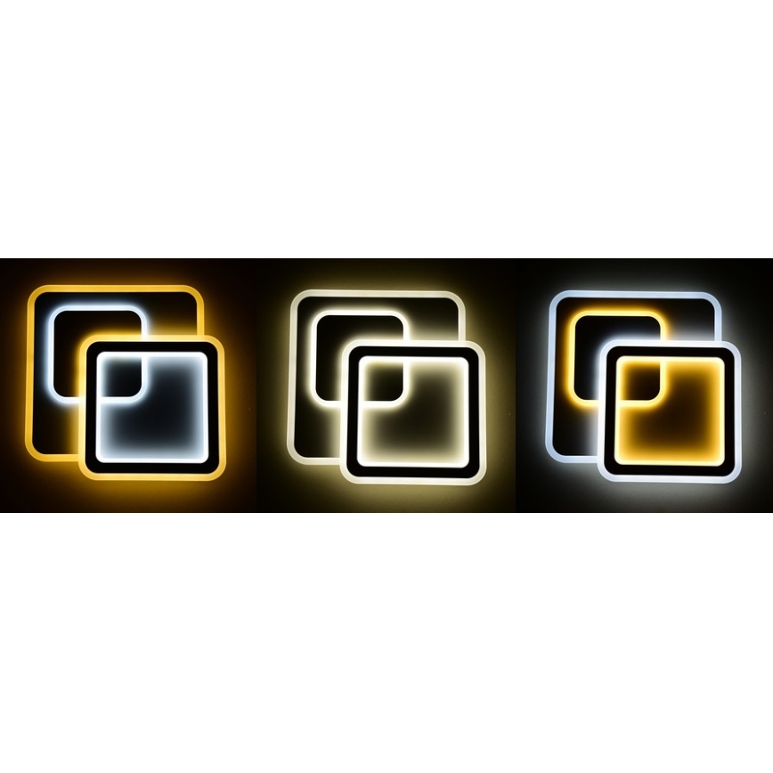 Світлодіодний стельовий світильник з регульованою яскравістю REST LED/80W/230V + дистанційне керування