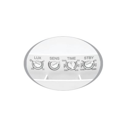 Вуличний світлодіодний стельовий світильник з датчиком MOVA LED/16W/230V IP54